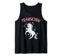Transicorn Transgender Unicorn LGBTQ Pride Month Tank Top
