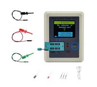 Transistor Meter,LCR-TC1 Multi-Function Graphical Capacitance Resistance ESR Tester Full Color Graphic Display