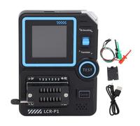 Transistor Tester 1.44 Inch Screen Multi Functional Capacitor Resistor Mosfet Meter Diode Electronic Component Tester for Engineers Technicians ABS Material 71x87x28mm