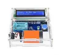 Transistor Tester DIY Kit for Electronic Measurement Soldering PCB Circuit Board with Automatic Component Detection of Transistors Diodes Resistors Threshold (Kit)