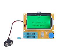 Transistor Tester Graphical Display, Digital Capacitance Meter, Higher Test Speed with LCD Screen, Automatic Detection for NPN PNP Transistors MOSFETs Diodes Resistors Capacitors
