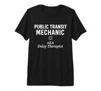 Transit Mechanic Train Technician Metro Repair Crew Public Premium T-Shirt