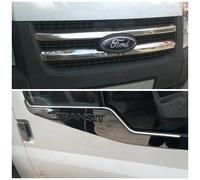 TRANSIT MK7 Stainless Steel Chrome Front Grill 2 Pieces & Windows Frame Trim 2 Pieces