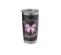 Transition is Beautiful Transgender Pride Trans Stainless Steel Insulated Tumbler