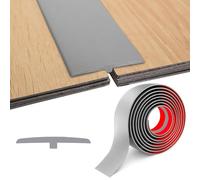 Transition Profile T Profile, 1 M/2 M/3 M x 5 cm Self-Adhesive Transition Strip Floor, Door Sill Strip, PVC Cover Strip, Flexible for Connecting Floors, Gaps of Laminate Flooring Tiles