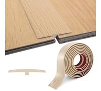 Transition Profile T Profile, 1 M/2 M/3 M x 5 cm Self-Adhesive Transition Strip Floor, Door Sill Strip, PVC Cover Strip, Flexible for Connecting Floors, Gaps of Laminate Flooring Tiles