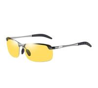 Transition Safety Glasses - Photochromic Glasses for Men - Anti Glare Polarized Driving Goggles UV400 Protection for Men Outdoor Fishing Hiking Cycling Golf Driving Outdoor Sports