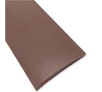 Transition Strip,2inch Width Self Adhesive Floor Flat Divider Strip Door-Strip Threshold Bars PVC Cover Strips Thresholds Strip(Brown,3.3ft)