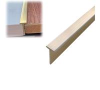 Transition Strip Brushed Brass T Molding Floor Transition Strip, Wood to Tile Transition Strip, Floor Trim for Joining Floor Gaps, for Bathroom/Bedroom(2x0.7cm(0.79"x0.28"))