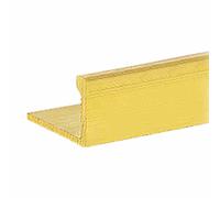 Transition Strip Doorway Uneven Floor Transition Strip Brass, Wood to Tile Floor Joint Trim, L Molding Threshold Divider Bar, Wall Decoration Edge Trim Cover(0.3x1.3cm(0.12"x0.51"))