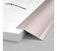 Transition Strip Flooring Transition Strip Aluminum Cuttable Flooring Reducer Molding Threshold Ramp Reducer Floor Threshold Strips Replacement Floor Strips Easy to Install (Purple Gold 150c