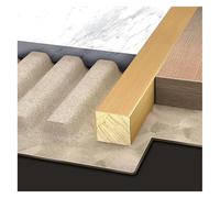 Transition Strip for Flooring, Brass Threshold Bar for Gap Connection and Edge Trim