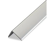 Transition Strip L Shaped, Flooring Edge Protector Strip, Aluminum Alloy Edging Trim Bar Right Angle, Door/Window Frame Decoration (Color : Silver, Size : 50mm (2in) Wide)