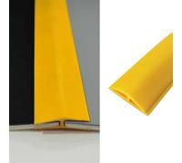 Transition Strip Rug Edge Binding/Carpet Transition Strips, PVC Threshold Strip for Joining Floor/Carpet Gaps, Home/Office/Hotel Carpet Edge Trim Bar(Yellow,L400cm(157 1/2"))