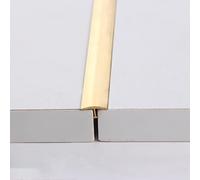 Transition Strip, T Shaped Brass Flooring Transition Strips, Seam Cover Flat Door Threshold, Scratch- Floor