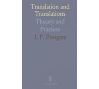 Translation and Translations: Theory and Practice