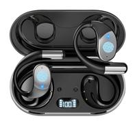 Translation Earbuds, 3-in-1 AI Language Translator Earbuds with Premium Sound, Long Battery Life, Translating Earbuds with Charging Case for Business, Learning, and Travel,Black (No Subscription Fee)