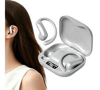 Translation Earbuds Digital Display AI Open Ear Translator Tourism Office | Meeting Translation Earbuds For School Travel Business Vacation Conference Tourism Office Sports