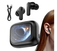 Translation Earbuds - LCD Touchscreen Noise Cancellation,Translating Earbuds Real Time Ear Piece Translator | for Men Women Travel Business Trip Work Study College Car Outdoor Sports