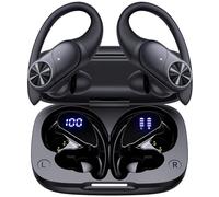 Translation Earbuds Real Time 164 Languages AI Translator Ear Buds 80Hrs Playtime Audifonos Traductores Inglés Español with 8 Translate Modes Bluetooth Headphones for Travel Meeting Learning Black