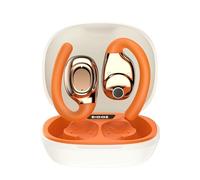 Translation Earbuds Real Time - AI 144 Language Translator Earbuds, Audifonos Traductores Inglés Español, 4-in-1 Translating Device, Translate Ear Buds for Travel Business Meeting Orange