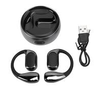 Translation Earphones APP Control Wireless Translation Device Supports 74 Languages 70 Accent for Communicating Music Phone Calls (Black)