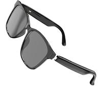 Translation Glasses, Open-Ear Stereo Speakers for Men Women, Blue Light Filter for Home/Office/Outdoor (Black)