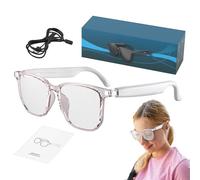 Translation Glasses - Smart Real Time Voice Interpreter, Noise Canceling Microphone Lens Frame | AI Translation Glasses for Men Women Business Travel Meeting Communication