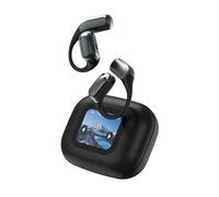 Translation Wireless Bluetooth Earbuds XP2 Support 144 Languages Smart Real-time Translation Erazers Over The Ear Touch Screen Portable Translator Earbuds, Support Mp3&tf for Travel Business (Black)