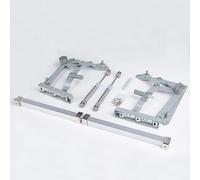 Translational Pneumatic Turning Bracket with Thickened Base, Gas Pressure Support for Cabinet Interior Widths 600-900mm