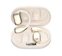 Translator Earbuds Bluetooth-Compatible 5.4 Real-time Two-Way Earbuds Long Battery Life Translation Earphones Touch Control for Travel Business Learning (Skin Color)