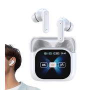 Translator Earbuds - Wireless Ai Earphones Supporting 140 Languages for Real-Time Translation, Smart Noise-Cancelling Device with Led Display, Portable Earbuds for Workout, Travel, Business