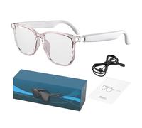 Translator Smart Lunes - Language Translation Eyewear | Wireless Music Playage | Supports 144 Languages, Driving Fishing Activity On The Go, Portable Smart Device, My, white, Se référer au descriptif