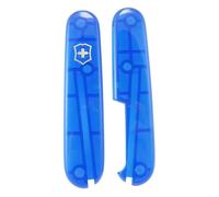 (translucent blue) Victorinox Scales for 91mm Swiss Army Genuine Swiss made Celidor plastic