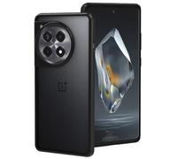 Translucent Case for Oneplus 12R 5G, [Hard Frosted PC Back+Black Soft TPU Bumper] [Support Wireless Charging] Slim Fit Shockproof Protective Case Cover for Oneplus 12R 5G, Black