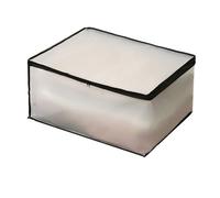 Translucent Design Quilt Bag for Clothing Moistureproof Storage Solution for Seasonal Bedding (L)
