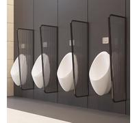 Translucent GlassDivider - Wall-Mounted Partition for Enhanced Privacy in Public Restrooms Schools Malls & Offices -Stylish Easy Installation