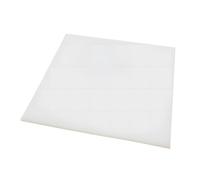 Translucent High Temperature Resistant Silicone Rubber Sheet, 12" Wide x 1/4" Thick x 12" Long for DIY Gaskets Protection Material, Pads, Cushion, Semi Clear Silicone