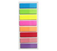 Translucent Index Tabs, Fluorescent Sticky Page Marker Flags | Vibrant Multi-colour Fluorescent Design, Semi-transparent Film For Students, Office Filing, Note Sorting And Quick Page