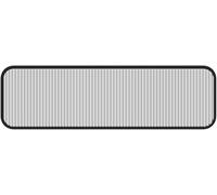Translucent Iron Divis for Dining Areas & Worpaces 40x70cm Low Fence Partit Sn for Office & Restaurant Countertops (Black)