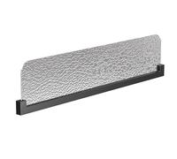 Translucent Partition Panel with Metal Frame for Dining Areas Kitchen Countertops Room Divider Modern Interior Design Privacy Screen Stylish Home Decor