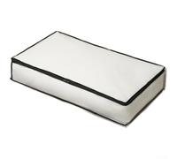 Translucent Peva Storage Bags For Quilts Clothes And Bedding Featuring Dustproof Moistureproof Barrier Plus Foldable Space Saving Design With For Access Zipper For Organization White Trim(F)