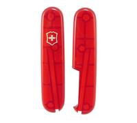 (translucent red) Victorinox Scales for 91mm Swiss Army Genuine Swiss made Celidor plastic
