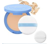 Translucent Setting Powder Pressed Compact with Mirror, Soft Focus Matte Finish, Long-Lasting Oil Control Face Powder, Lightweight Natural Coverage for All Skin Types (#03 Dark Complexion)