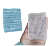 Translucent Silicone Mold for Small Decorative Cast, Bird, A | Casting Format, Multiple Decorative Shape Cavities, Clear Layout View During Creative Preparation