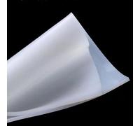Translucent Silicone Rubber Sheet Plate, Silicone Flat Gasket High Temperature Resistance Multiple Sizes 1pc(500X500X2mm)