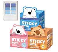 Translucent Sticky Notes 3 Set 105 Sheets Pull Out Note Taking Supplies