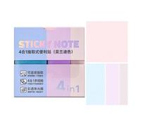 Translucent Sticky Notes 4 Sizes 240 Sheets Pull Out Self-Adhesive Glitter