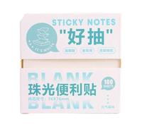 Translucent Sticky Notes Adhesive for School Supplies Projects Management Clear Sticky Notes Pull Out Tabs Pull Out Transparent Stick Note