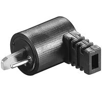 Transmedia Angled loudspeaker plug with screw connection, angled